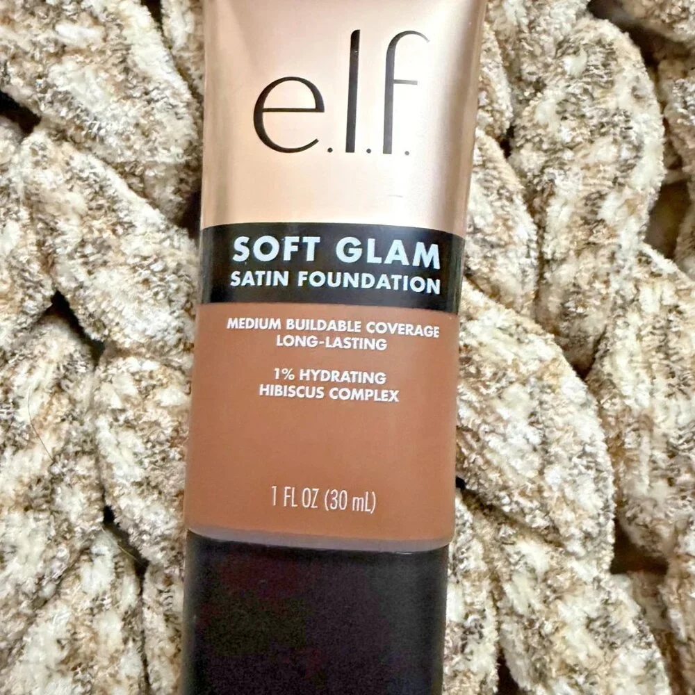 Deep Neutral 54 NEW, SEALED Elf Soft Glam Satin Foundation 1oz
